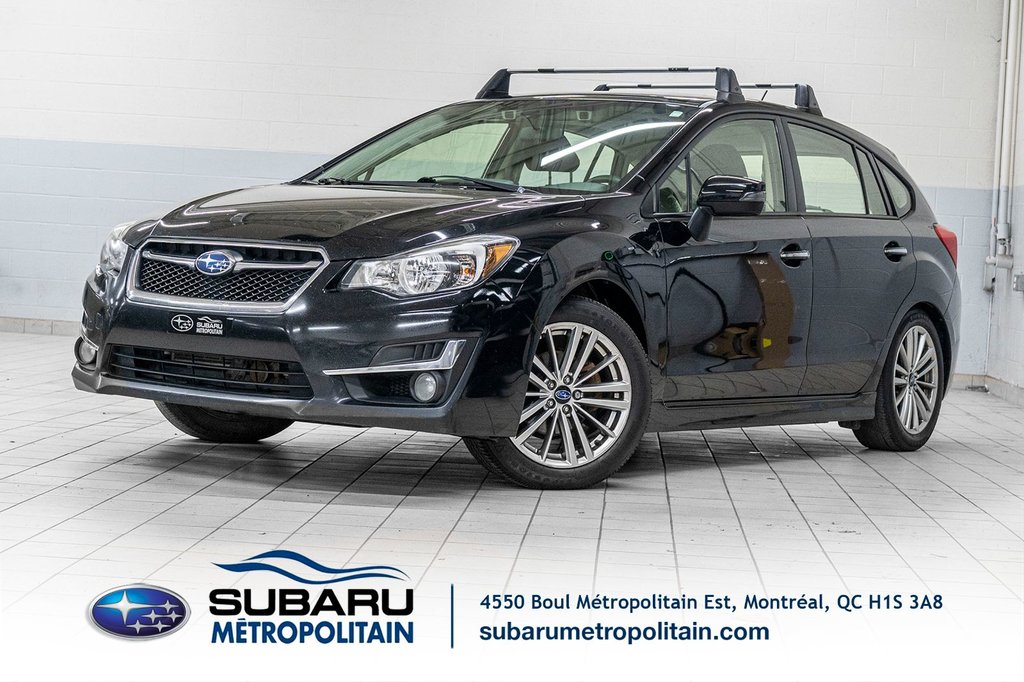 Impreza LIMITED, EYESIGHT, CUIR, TOIT, BANCS CHAUFF, CAM 2015 à Charlemagne, Québec - 1 - w1024h768px