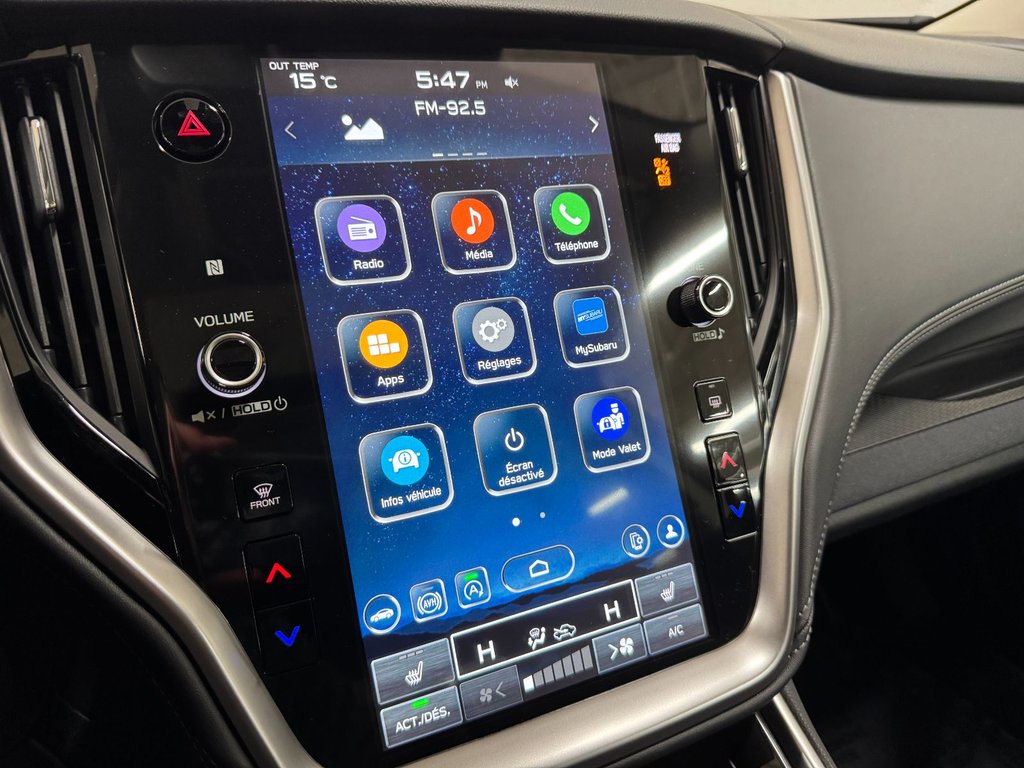 Subaru Outback TOURING, TOIT, CARPLAY, BANCS CHAUFF, ECRAN 11.6 2023 à Saint-Jérôme, Québec - 17 - w1024h768px