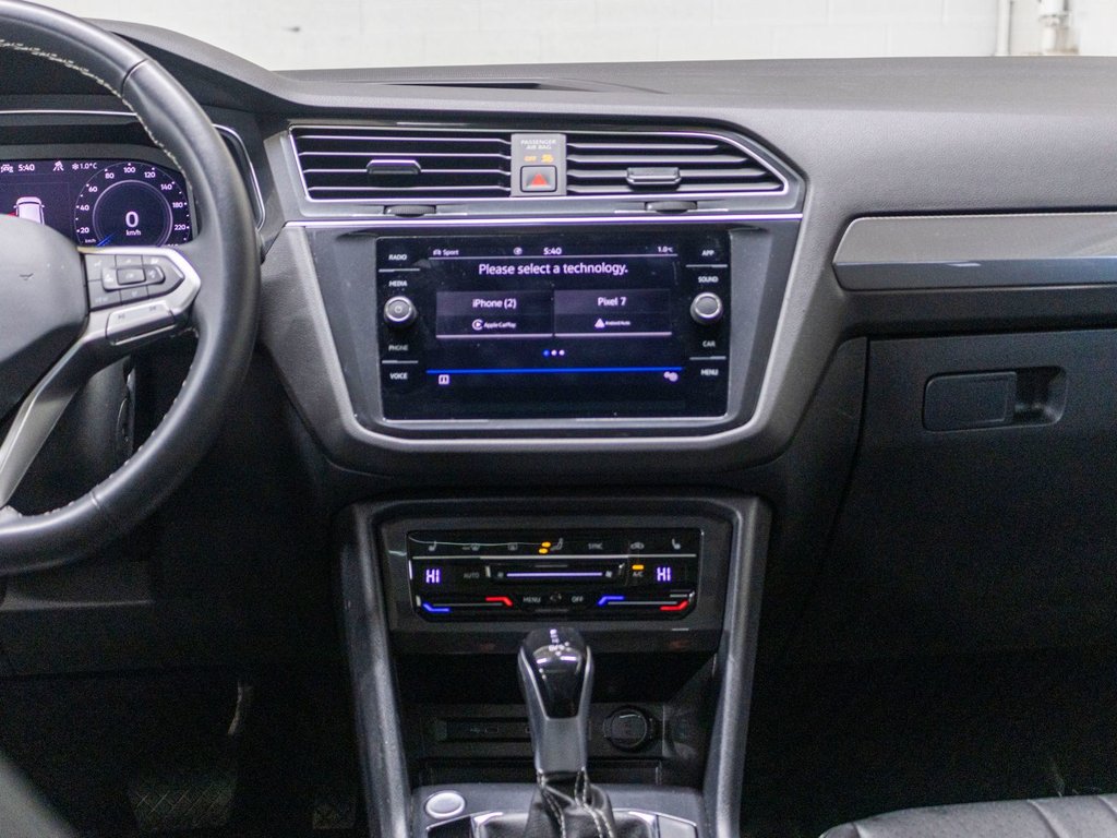 Volkswagen Tiguan COMFORTLINE, 4 MOTION, BANCS CHAUFF, CAM, BAS KM 2022 à Charlemagne, Québec - 8 - w1024h768px