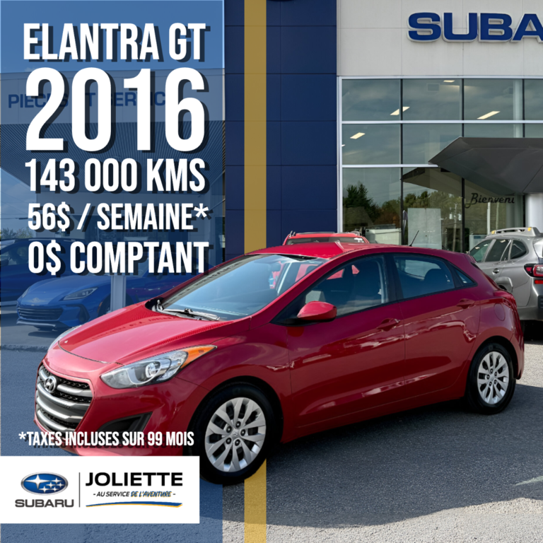 2016  Elantra GT L in Notre-Dame-des-Prairies, Quebec - 1 - w1024h768px