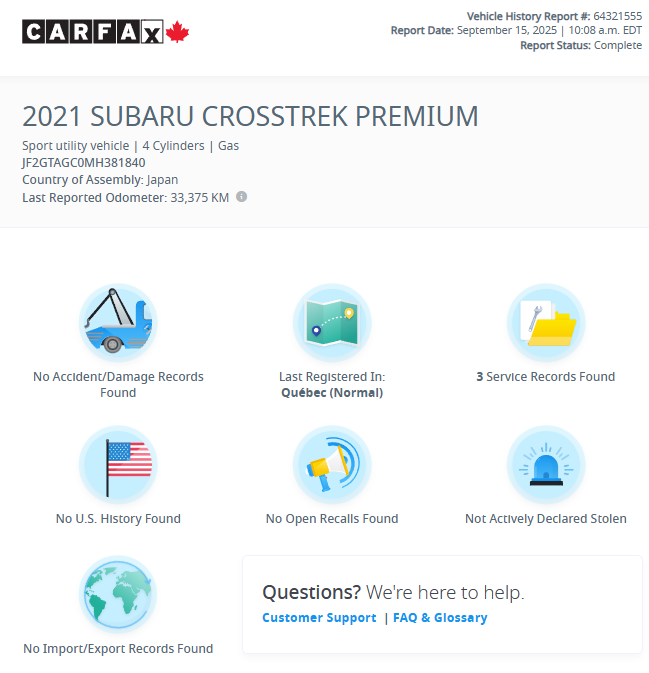 Subaru Crosstrek Sport 2021 à Notre-Dame-des-Prairies, Québec - 3 - w1024h768px