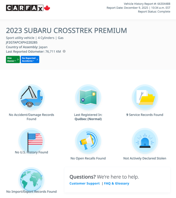 2023 Subaru Crosstrek Touring in Notre-Dame-des-Prairies, Quebec - 6 - w1024h768px