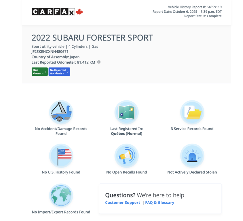 Subaru Forester Sport 2022 à Notre-Dame-des-Prairies, Québec - 5 - w1024h768px