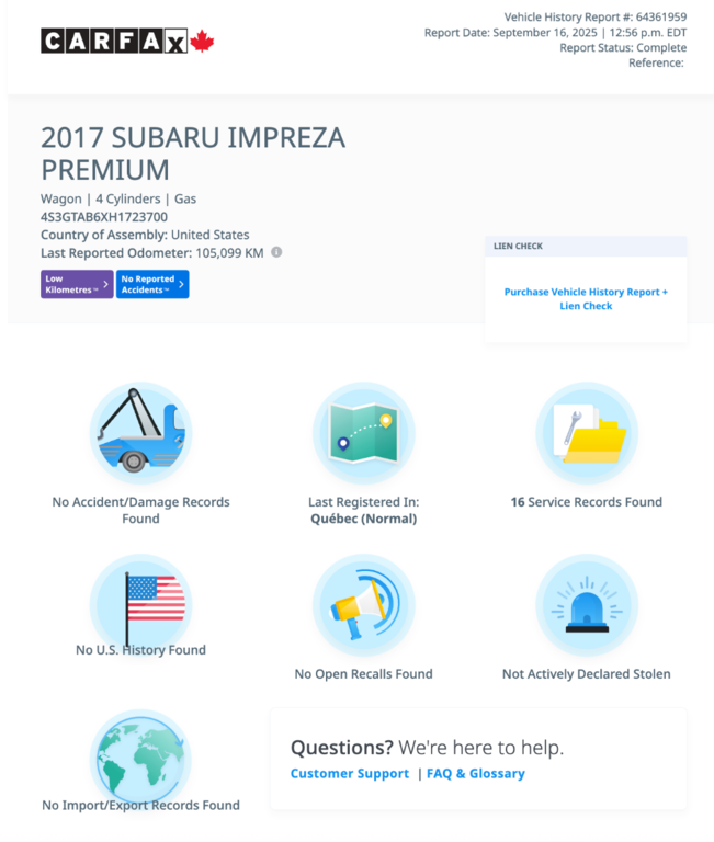 Subaru Impreza Touring 2017 à Notre-Dame-des-Prairies, Québec - 6 - w1024h768px