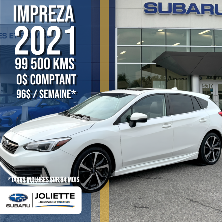 2021  Impreza Sport-tech in Notre-Dame-des-Prairies, Quebec - 1 - w1024h768px