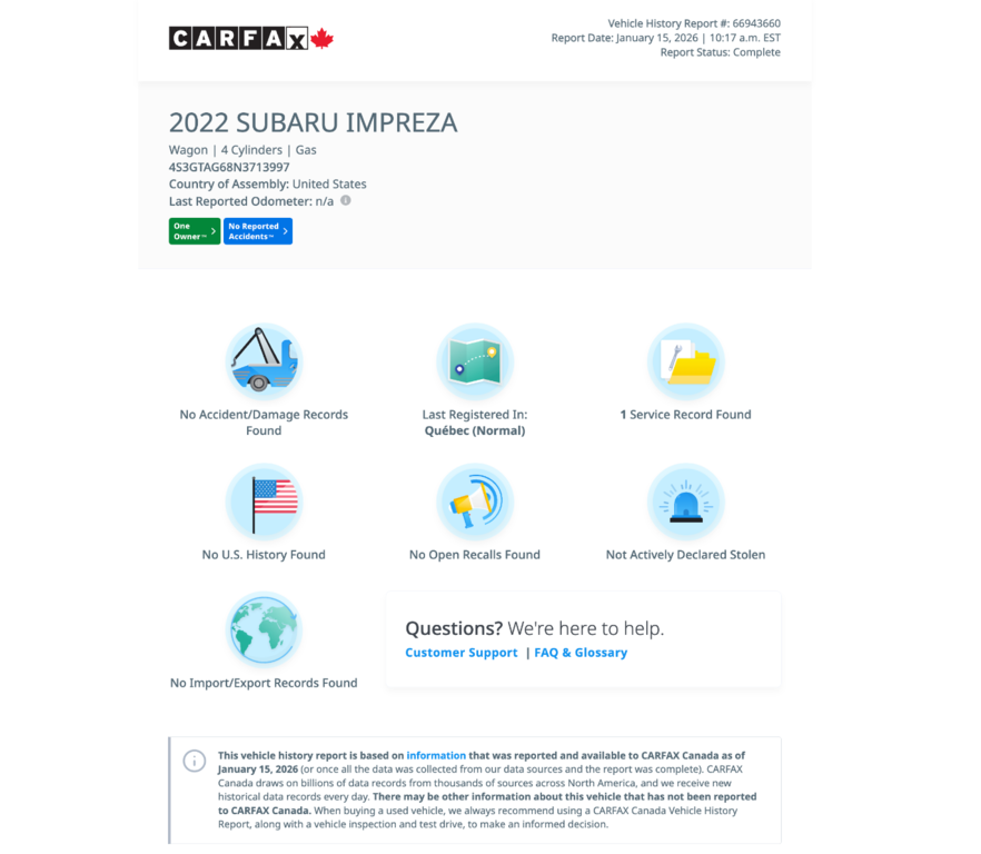 2022 Subaru Impreza Sport in Notre-Dame-des-Prairies, Quebec - 4 - w1024h768px