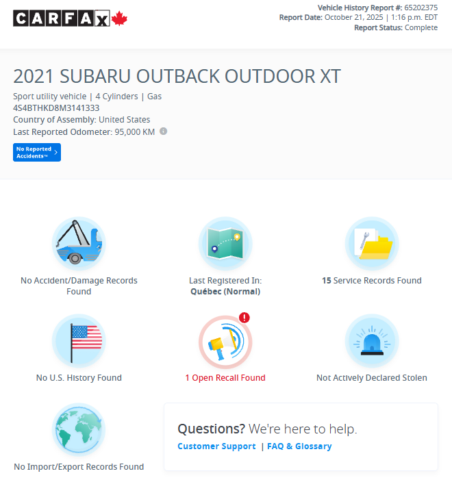 Subaru Outback Outdoor XT 2021 à Notre-Dame-des-Prairies, Québec - 2 - w1024h768px