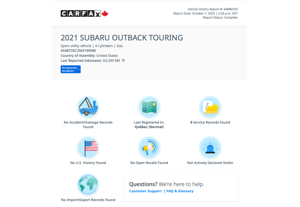 2021 Subaru Outback Touring in Notre-Dame-des-Prairies, Quebec - 2 - w1024h768px
