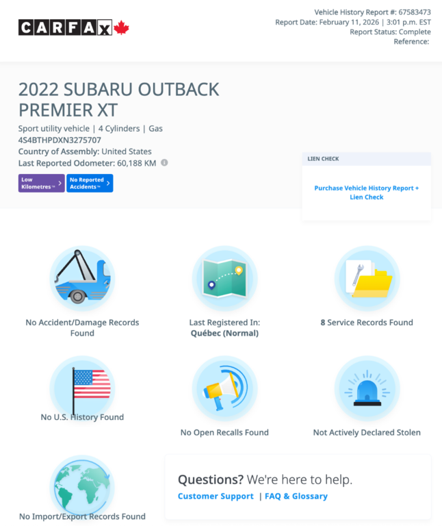 Subaru Outback Premier XT 2022 à Notre-Dame-des-Prairies, Québec - 2 - w1024h768px