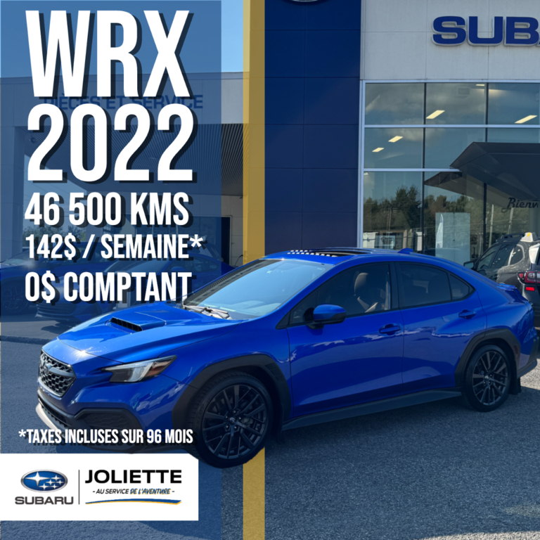 WRX Sport 2022 à Notre-Dame-des-Prairies, Québec - 1 - w1024h768px