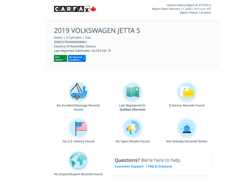 2019 Volkswagen Jetta Comfortline in Notre-Dame-des-Prairies, Quebec - 5 - w1024h768px