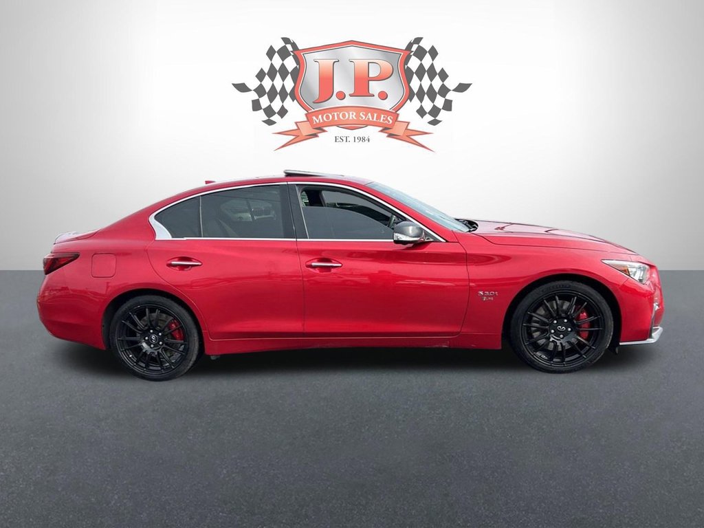 2019  Q50 Red Sport 400HP   CLEAN CARFAX   SUNROOF   BOSE in Hannon, Ontario - 8 - w1024h768px