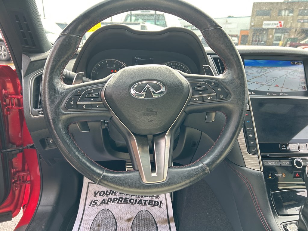 2019  Q50 Red Sport 400HP   CLEAN CARFAX   SUNROOF   BOSE in Hannon, Ontario - 18 - w1024h768px