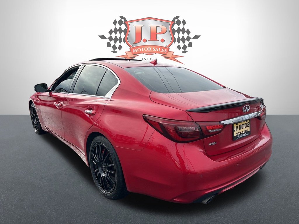 2019  Q50 Red Sport 400HP   CLEAN CARFAX   SUNROOF   BOSE in Hannon, Ontario - 5 - w1024h768px