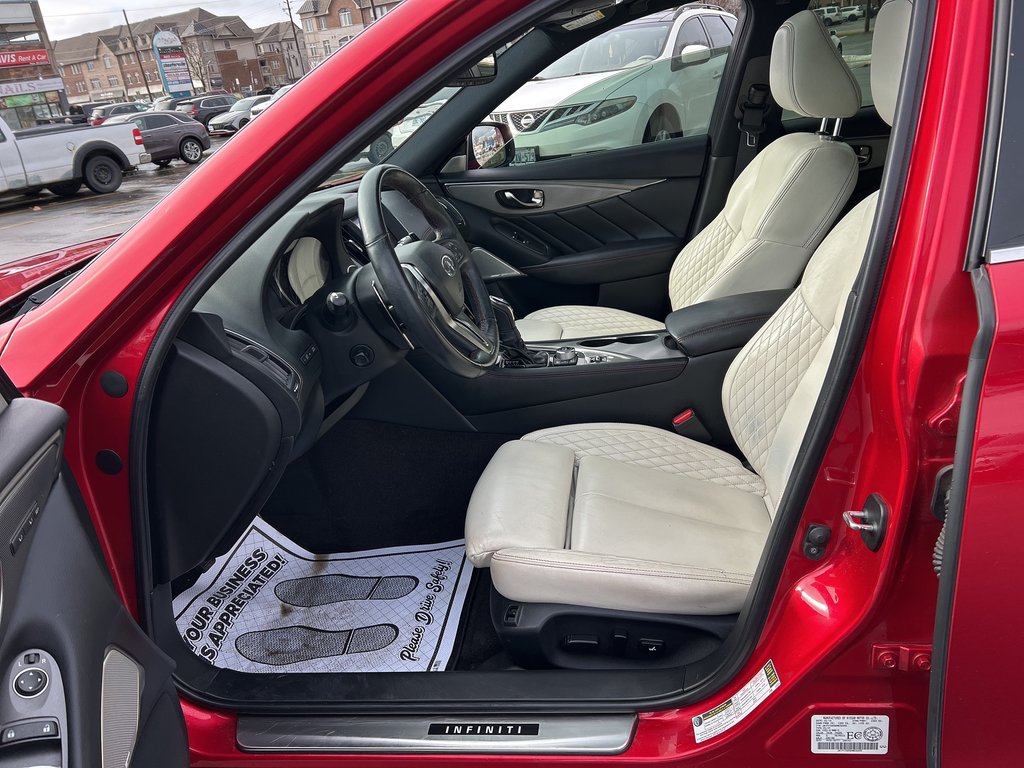 2019  Q50 Red Sport 400HP   CLEAN CARFAX   SUNROOF   BOSE in Hannon, Ontario - 12 - w1024h768px