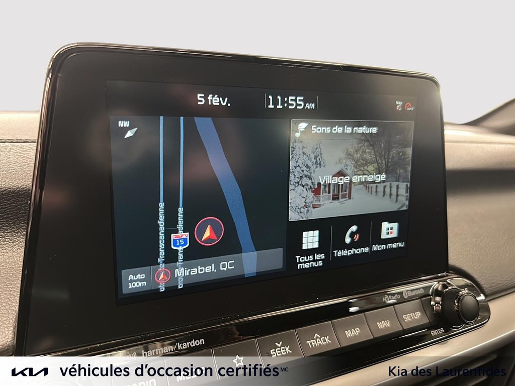 Kia Forte GT Limited, JAMAIS ACCIDENTÉ, CUIR, TOIT, GPS 2021 à Mirabel, Québec - 19 - w1024h768px