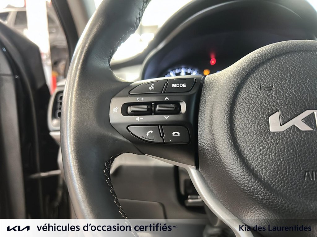 Kia Rio 5-door LX+, JAMAIS ACCIDENTÉ, SIÈGES CHAUFFANTS, MAGS RTX 2022 à Mirabel, Québec - 15 - w1024h768px