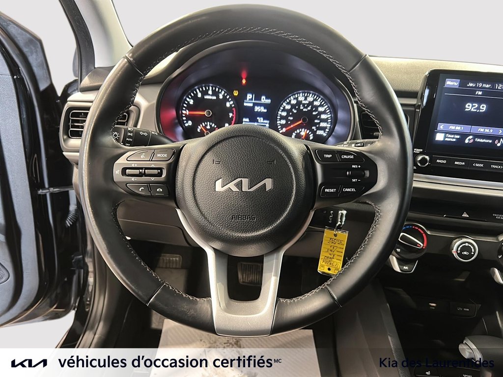 Kia Rio 5-door LX+, JAMAIS ACCIDENTÉ, SIÈGES CHAUFFANTS, MAGS RTX 2022 à Mirabel, Québec - 11 - w1024h768px