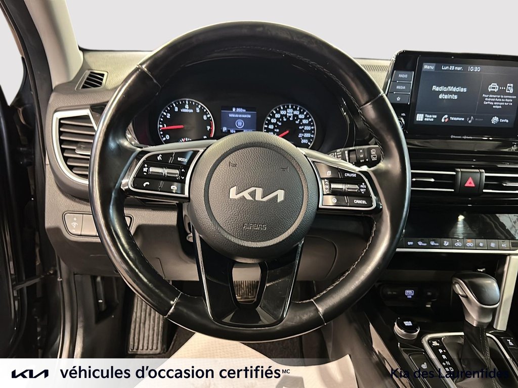 2022 Kia Seltos EX, CUIR, TOIT, AWD, VOLANT CHAUFFANT in Mirabel, Quebec - 11 - w1024h768px