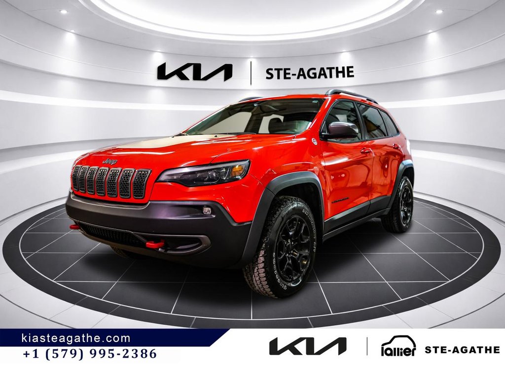 Jeep Cherokee TRAILHAWK 4X4**JAMAIS ACCIDENTÉ**CUIR** TIRE 4500 LBS**V6**VOLANT CHAUFFANT**SIÈGES ÉLECTRIQUES** 2021 à Montréal, Québec - 3 - w1024h768px