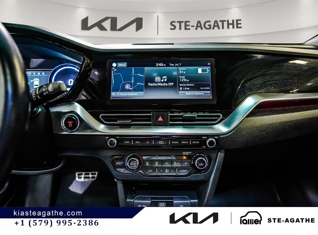 Kia Niro EV SX Touring **JAMAIS ACCIDENTÉ** CUIR+TOIT OUVRANT+SÈGES VENTILÉS+VOLANT CHAUFFANT** 2020 à Montréal, Québec - 16 - w1024h768px