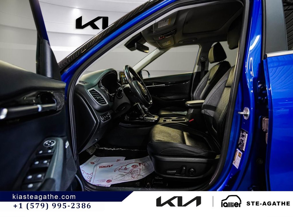 2023 Kia Seltos SX Turbo AWD **JAMAIS ACCIDENTÉ+GARANTIE 10 ANS/ 200 000KM** TOIT OUVRANT+CUIR+SIÈGES VENTILÉS** in Montréal, Quebec - 13 - w1024h768px