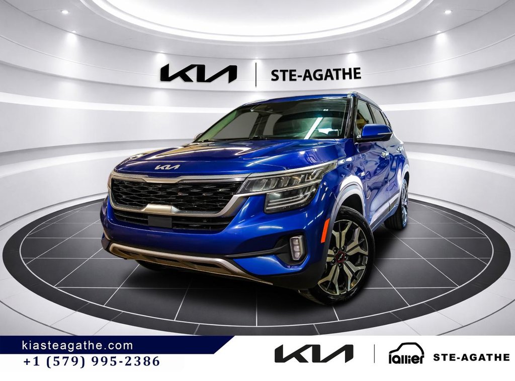 2023 Kia Seltos SX Turbo AWD **JAMAIS ACCIDENTÉ+GARANTIE 10 ANS/ 200 000KM** TOIT OUVRANT+CUIR+SIÈGES VENTILÉS** in Montréal, Quebec - 1 - w1024h768px