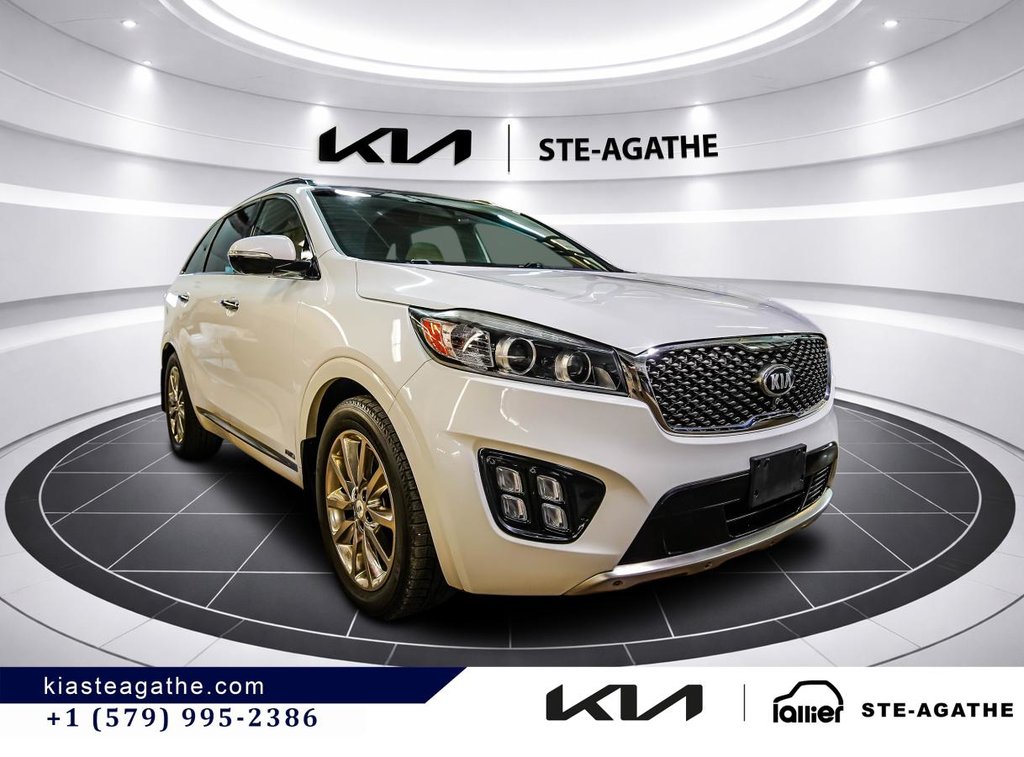 2018 Kia Sorento SXL AWD w/White Nappa **JAMAIS ACCIDENTÉ+GARANTIE 10 ANS/ 200 000KM**TOIT PANORAMIQUE+CUIR** in Montréal, Quebec - 9 - w1024h768px