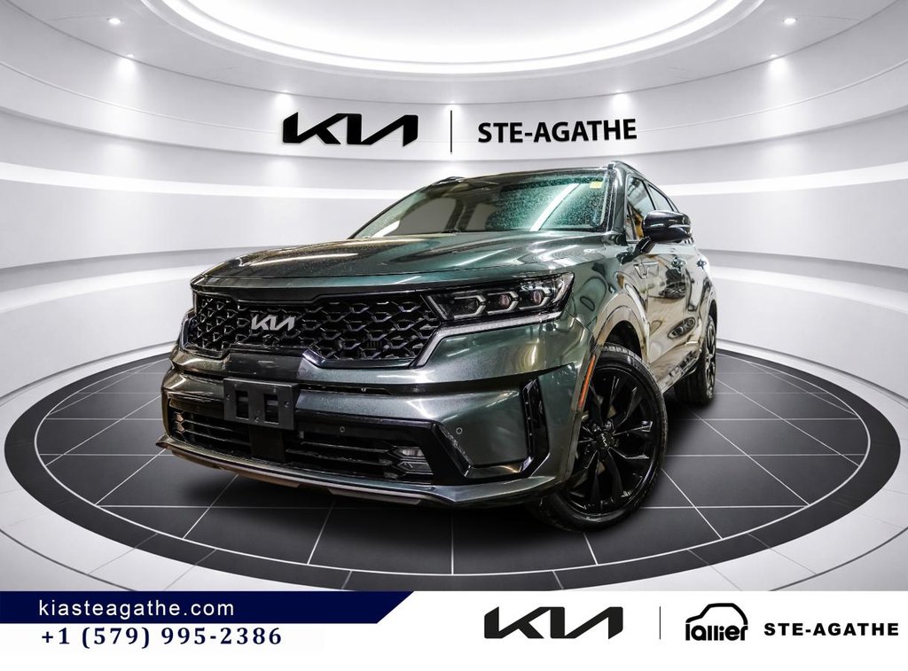 Kia Sorento SX AWD w/Black Leather **GARANTIE 10 ANS/ 200 000KM** TOIT PANORAMIQUE+ SIÈGES EN CUIR ET VENTILÉS** 2022 à Montréal, Québec - 1 - w1024h768px