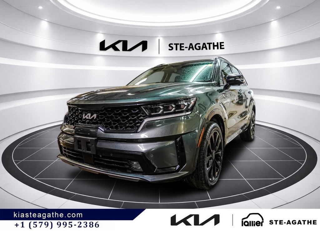 Kia Sorento SX AWD w/Black Leather **GARANTIE 10 ANS/ 200 000KM** TOIT PANORAMIQUE+ SIÈGES EN CUIR ET VENTILÉS** 2022 à Montréal, Québec - 3 - w1024h768px