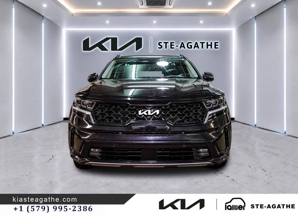 2022 Kia Sorento SX**JAMAIS ACCIDENTÉ**GARANTIE 10 ANS OU 200 000KM**CUIR**TOIT OUVRANT PANOAMIQUE**VOLANT CHAUFFANT in Montréal, Quebec - 2 - w1024h768px