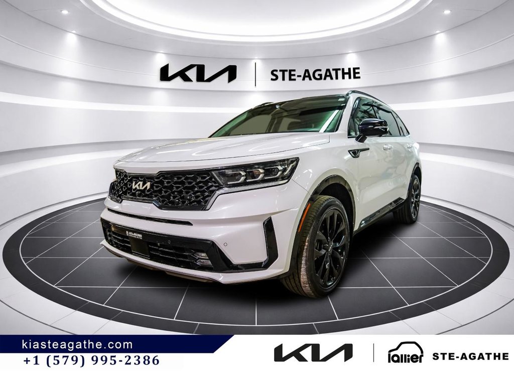 Kia Sorento SX AWD **JAMAIS ACCIDENTÉ+GARANTIE 10 ANS/ 200 000KM** CUIR ROUGE+TOIT PANORAMIQUE** 2023 à Montréal, Québec - 3 - w1024h768px