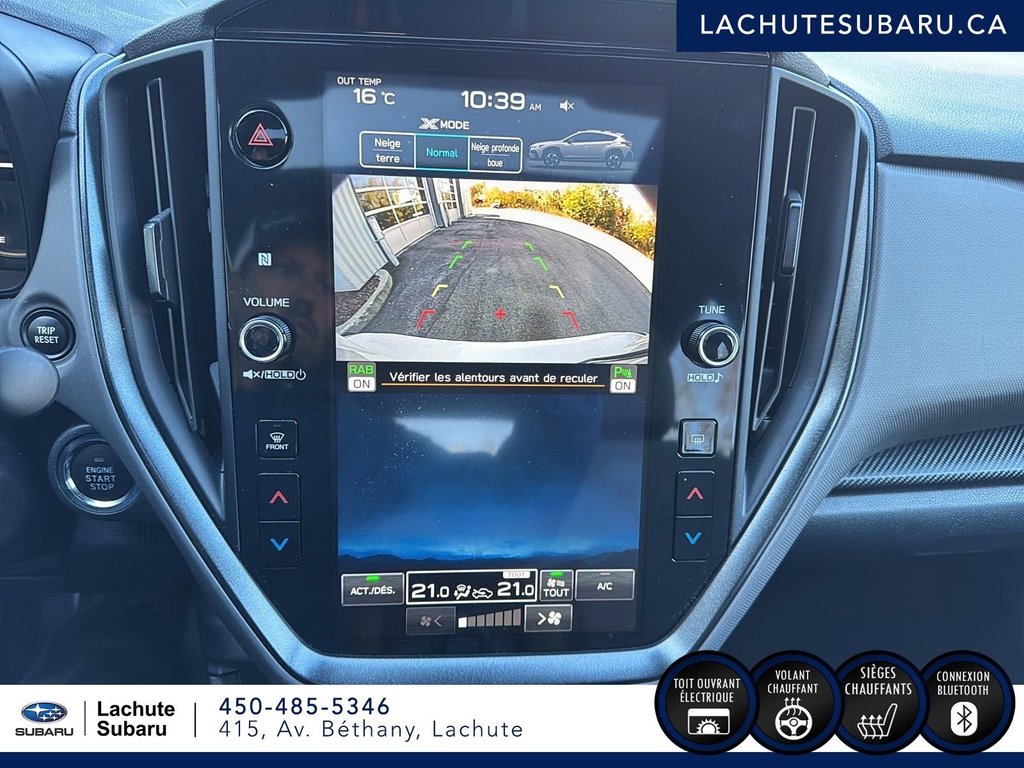 Subaru Crosstrek Onyx 2.5L TOIT.OUVRANT+CARPLAY 2024 à Lachute, Québec - 25 - w1024h768px