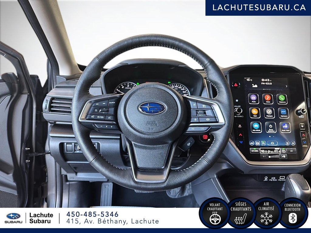 Subaru Crosstrek Touring CARPLAY+SIEGES.CHAUFFANTS+MAGS 2024 à Lachute, Québec - 19 - w1024h768px