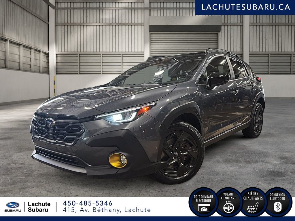 Subaru Crosstrek Onyx 2.5L TOIT.OUVRANT+CARPLAY 2024 à Lachute, Québec - 1 - w1024h768px