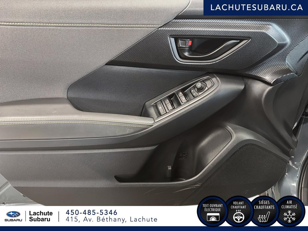 Subaru Crosstrek Onyx 2.5L TOIT.OUVRANT+CARPLAY 2024 à Lachute, Québec - 19 - w1024h768px