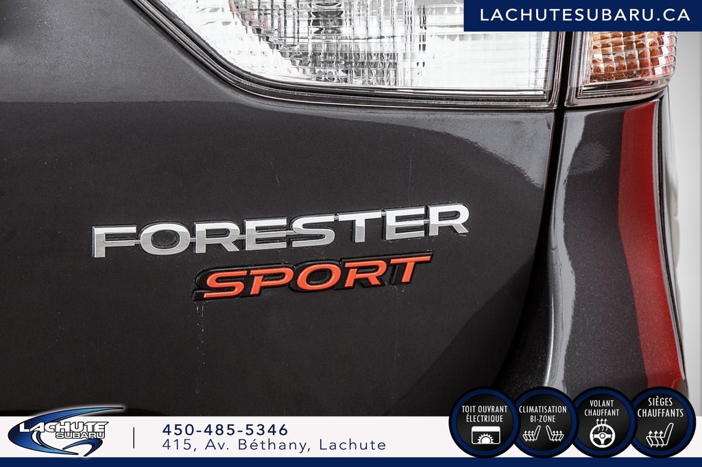 2021  Forester Sport EyeSight TOIT.PANO+SIEGES.CHAUFFANTS in Lachute, Quebec - 18 - w1024h768px