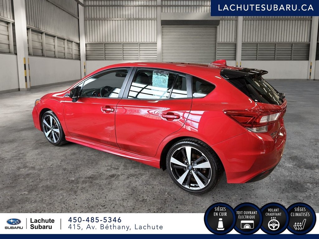 Subaru Impreza Sport-tech NAVI+CUIR+TOIT.OUVRANT 2019 à Lachute, Québec - 6 - w1024h768px