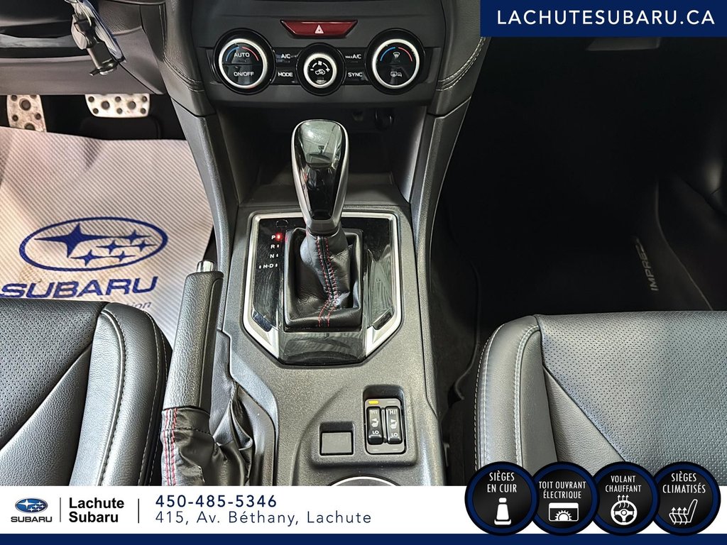 Subaru Impreza Sport-tech NAVI+CUIR+TOIT.OUVRANT 2019 à Lachute, Québec - 21 - w1024h768px