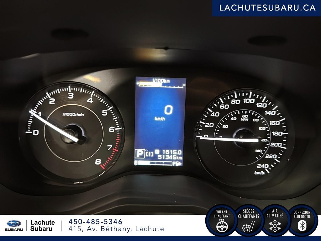 Subaru Impreza Touring MAGS+CARPLAY+SIEGES.CHAUFFANTS 2022 à Lachute, Québec - 19 - w1024h768px