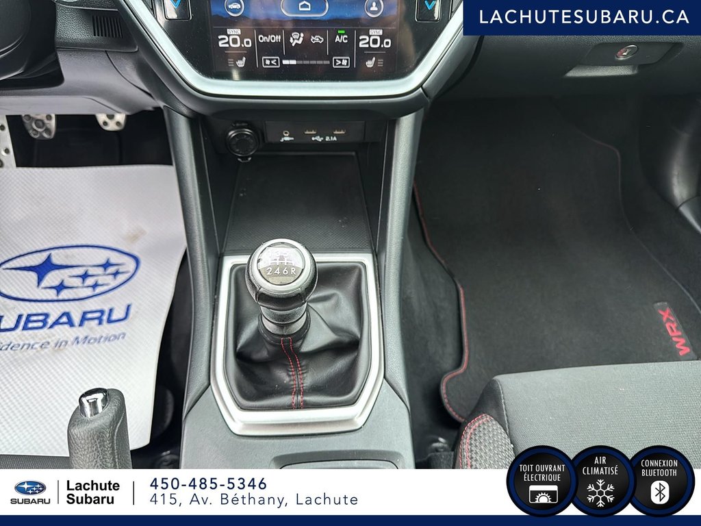 Subaru WRX Sport TOIT.OUVRANT+CARPLAY+SIEGES.CHAUFFANTS 2023 à Lachute, Québec - 24 - w1024h768px