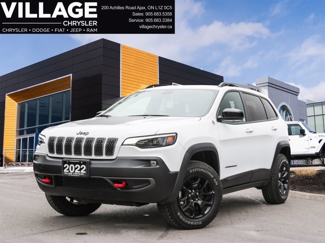 2022 Jeep Cherokee Trailhawk *$0 Down $195 Weekly payment/ 84 mths in Ajax, Ontario at Lakeridge Auto Gallery - 1 - w1024h768px