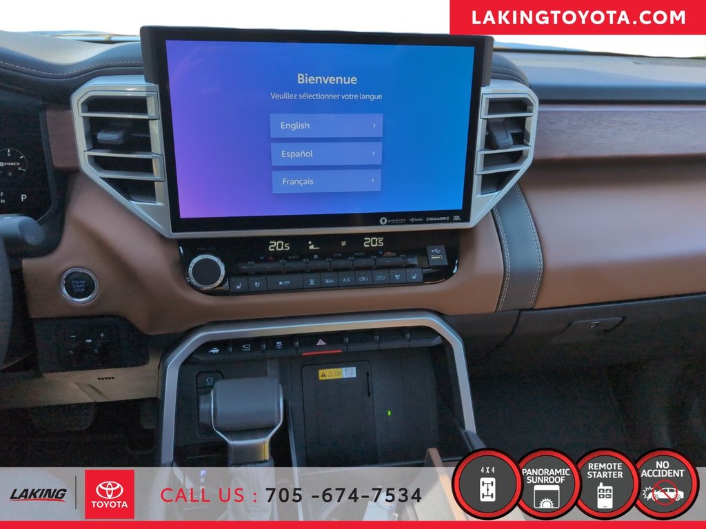 2024 Toyota Tundra Platinum 4X4 Crew Cab in Sudbury, Ontario - 13 - w1024h768px