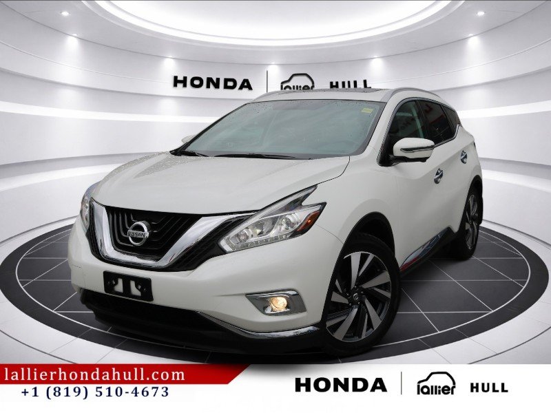 2017 Nissan Murano Platinum |  AWD in Gatineau, Quebec - 1 - w1024h768px