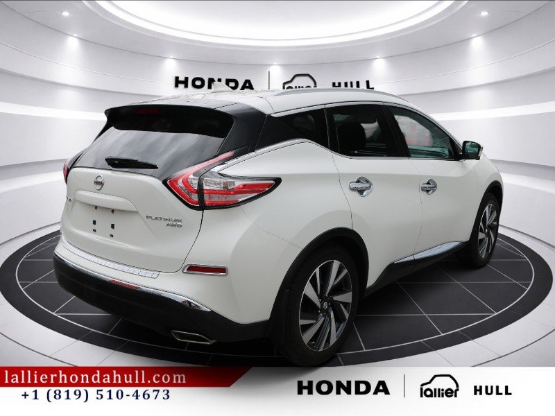 2017 Nissan Murano Platinum |  AWD in Gatineau, Quebec - 5 - w1024h768px
