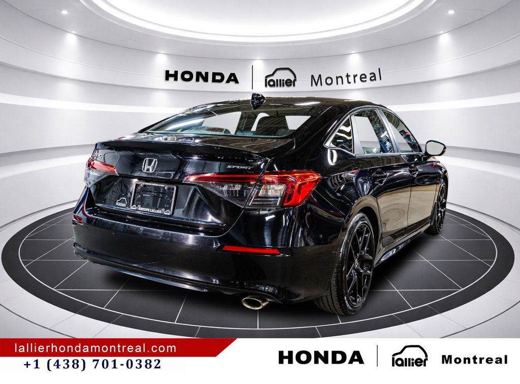 2023 Honda Civic Sedan SPORT in Montréal, Quebec - 7 - w1024h768px