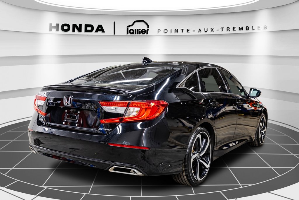 2021 Honda Accord Sedan Sport JAMAIS ACCIDENTÉ RETOUR DE LOCATION in Montreal, Quebec - 7 - w1024h768px