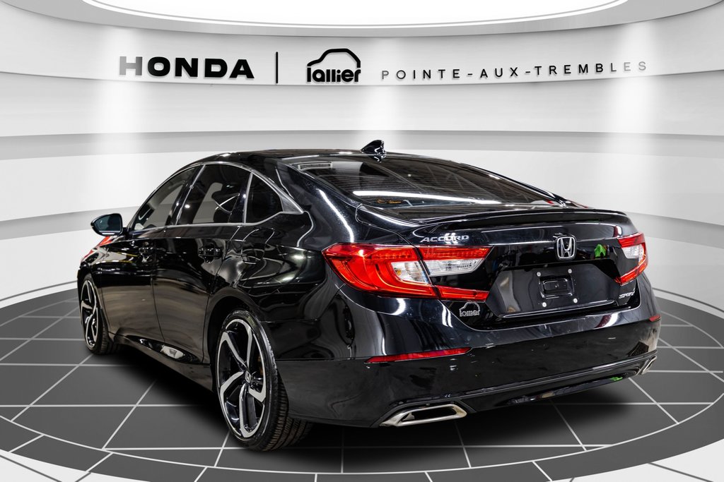 2021 Honda Accord Sedan Sport JAMAIS ACCIDENTÉ RETOUR DE LOCATION in Montreal, Quebec - 5 - w1024h768px
