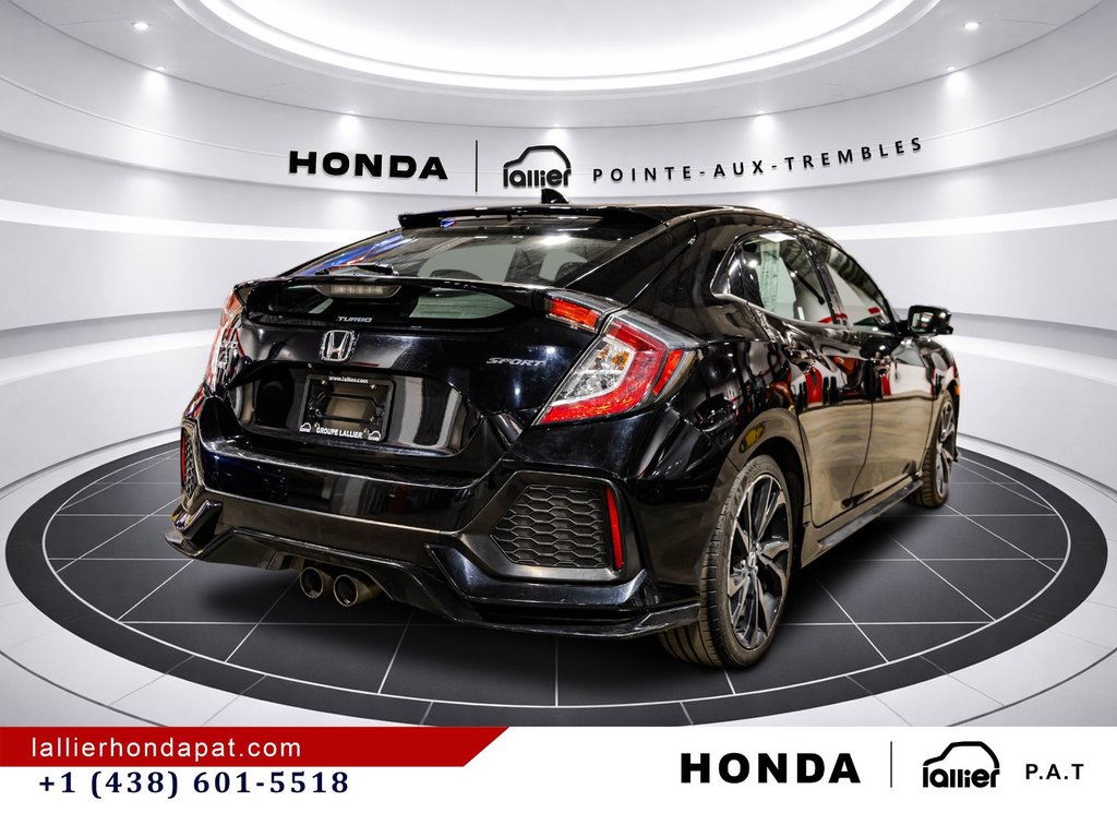 2018 Honda Civic Hatchback Sport in Montreal, Quebec - 7 - w1024h768px