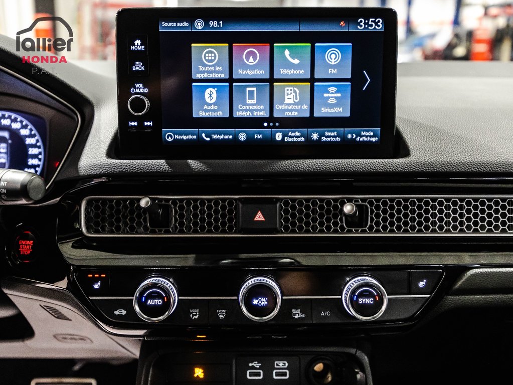 Honda Civic Hatchback SPORT TOURING 2023 à Montréal, Québec - 25 - w1024h768px